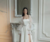 Puff Sleeve Tulle See Through Charming Elegant Long Detachable Wedding Sleeve DG034