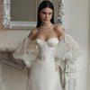 Puff Tulle Sleeve With Romantic Lace Inside Chic DG037