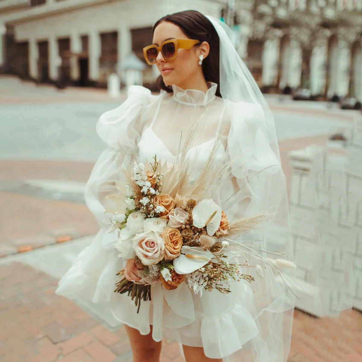 Micro mini wedding dress hotsell