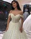 Romantic Flowers Lace Vintage Sweep Train Vestido De Noivas Wedding Dresses ZW423
