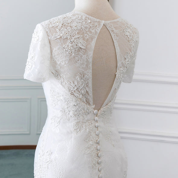 New Arrival Vestido De Noiva Lace Mermaid Wedding Dress 2020