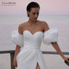 Satin Cloud Removeable Chic Puff Wedding Sleeve DG085