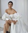 Satin Cloud Removeable Sleeves Long Sleeves Set Wedding Accessories DG077