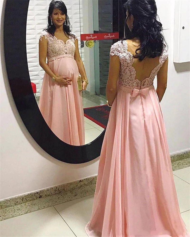 Maternity Prom Dresses Empire Pregnant Dress TANYA BRIDAL