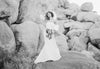 Short Lantern Sleeve Wedding Dress Simple Mermaid Engagement Vestido de Noivas ZW418