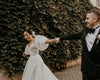 Short Lantern Sleeve Wedding Dresses Chaming Princess Bridal Gowns DW547