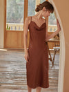 Silk Satin Bridesmaid Dresses Knee Length Maid of Honor Gowns DB037