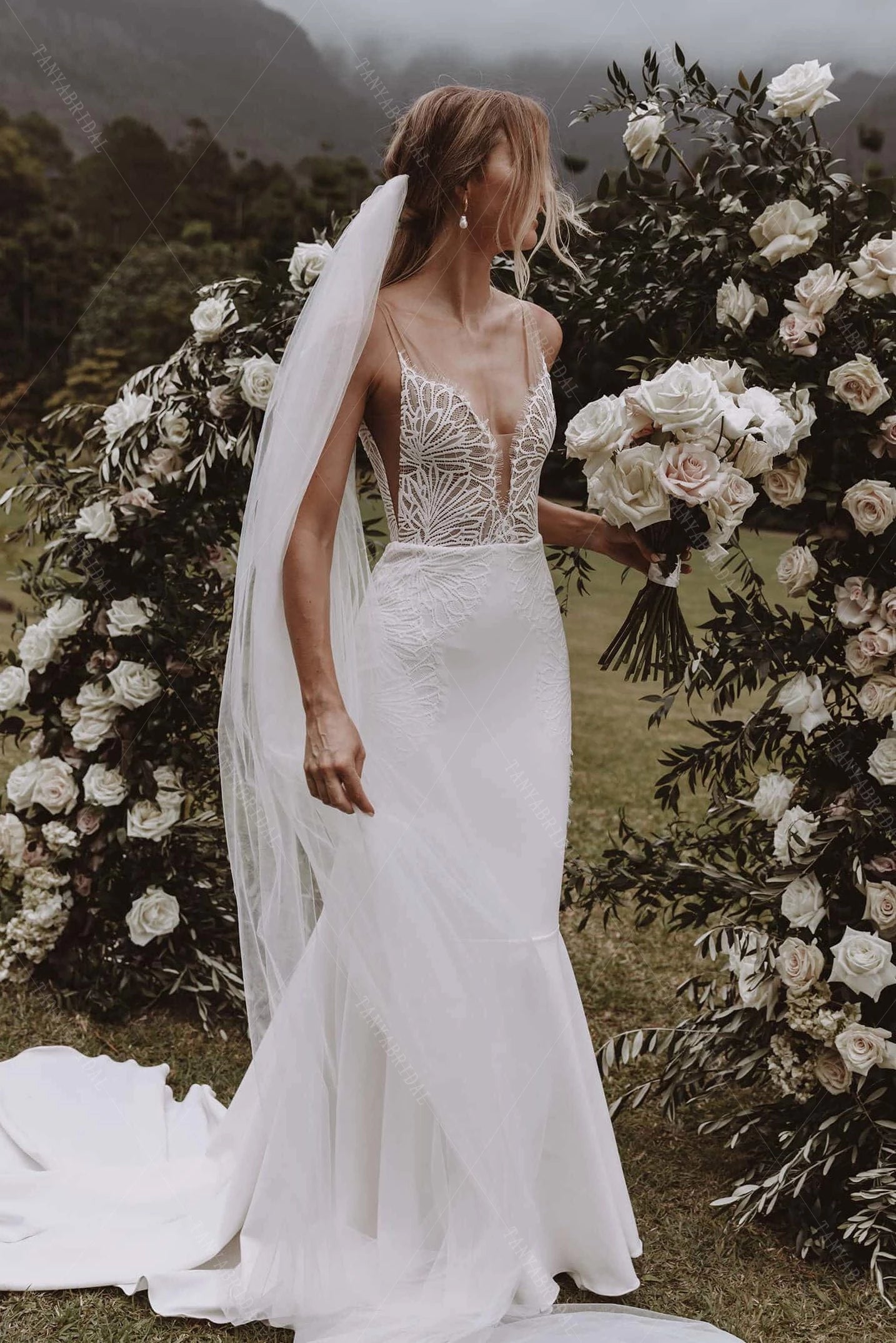 Lace Elena Vasylkova Wedding Dresses Elena Vasylkova Wedding Dress