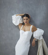 Soft Satin Puff Romantic Wedding Sleeves Chic DG079