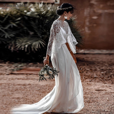Boho Bridal Dancing Gowns Swing Lovely Robe de Soriee DW443
