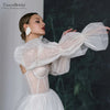 Sparkly Bling Bling Tulle Puff Full Wedding Detachable Sleeves DG043