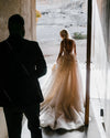 Square Neck A-Line Wedding Dresses Boho Beach Charming Bridal Gowns