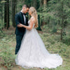 Sweetheart ALine Wedding Dresses France Lace Floor Length Country Bridal Gowns Vestidos De Novia Chic DW226