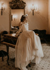 Wedding Dresses Lantern Sleeve Romantic Vestido De Noivas ZW466