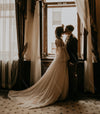 Wedding Dresses Lantern Sleeve Romantic Vestido De Noivas ZW466