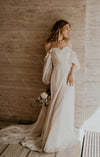 Wedding Dresses Lantern Sleeve Romantic Vestido De Noivas ZW466