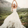 Tulle Wedding Dresses Sweetheart A Line Spring Summer Bridal Gown TB1405