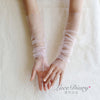 Sparkly Sheer Tulle Bridal Gloves Touchscreen fingerless Bridal Wedding Sequined Decoration Wedding Accessories