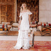 A Line Fashion Bridal Gowns Charming Romantic Boho Noivas chic DW586