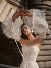 Tulle Removeable Sleeve Lantern Charming Wedding Sleeves DG065