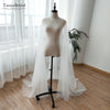 Two Layers Tulle Cape Beaded Tulle Fairy Wedding Shawls Formal Wrap Wedding Noivas Accessories DJ052