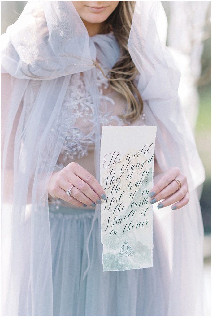 Boho wedding deals cape