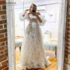 Off-Shoulder Puff Sleeves Princess Wedding Dresses DW632