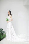 Lace Mermaid Wedding Dress Sexy Backless Noivas Chic ZW560