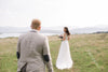 V-Neck Chiffon Country Wedding Dresses Swing Lace Bridal Gowns Beach Wedding DW299