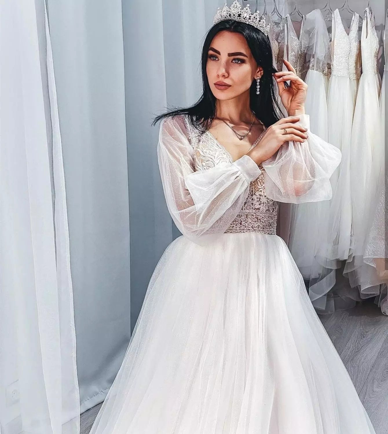 Sleeveless Sweep Train Lace Appliqued Gown Lilac Plus Size