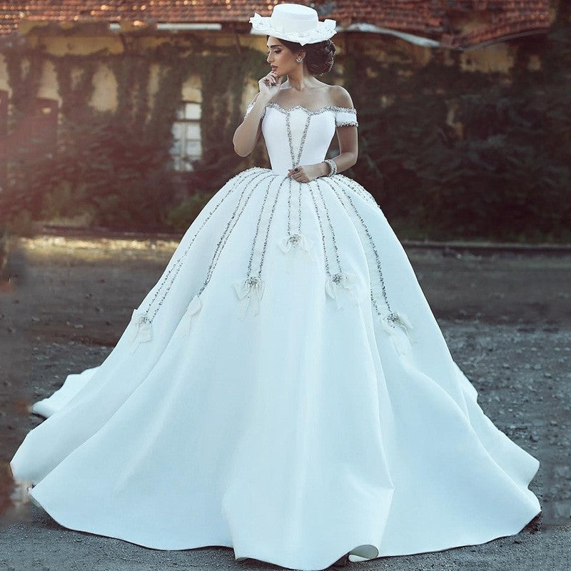Custom Bohemian Vintage Lace Wedding Dress, Elegant Satin Personalized Bridal  Gowns, Unique Handmade Gothic Mockneck Wedding Dresses - Etsy