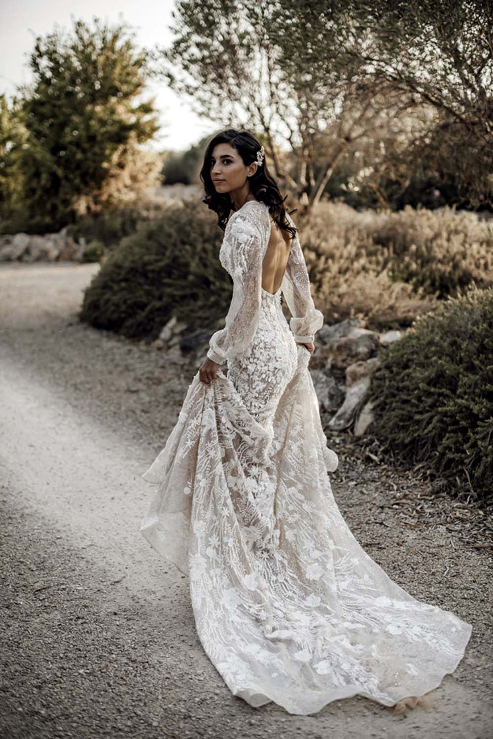 Luxury Bohemian Long Lace Wedding Dresses LTDZ432 – TANYA BRIDAL Luxury Bohemian Long Lace Wedding Dresses LTDZ432 – TANYA BRIDAL