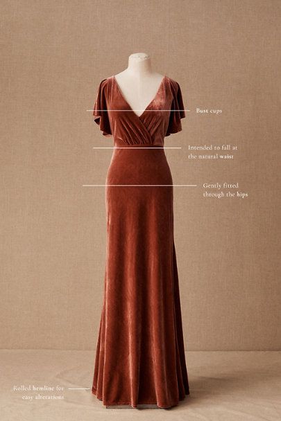 Velvet Bridesmaid Dresses V Neck Cap Short Sleeves Brides Maid Gowns M TANYA BRIDAL Velvet Bridesmaid Dresses V Neck Cap Short Sleeves Brides Maid Gowns M TANYA BRIDAL