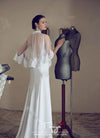 Elegant Short Wedding Shawl Bridal Cape Wedding Accessories DQG1196