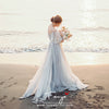 Bohemian Wedding Dress A Line Beach Style TBW36