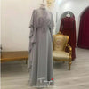 Full Sleeve Robe De Soiree Dubai Moroccan Kaftan Evening Dresses