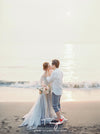 Bohemian Wedding Dress A Line Beach Style TBW36