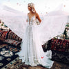 Dark Nude Lining Lace Wedding Dresses Modern Plunge V-Neck Romantic Bridal Gowns Chic Vestido De Noivas ZW243