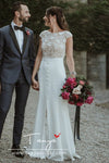 Warm Sincere Lace Wedding Dresses Elegance Abiti da sposa ZW165