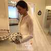 Vintage Lace Long Sleeves Mermaid Two Pieces Wedding Dress TBW34
