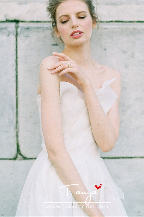 Dreamy Romantic Bridal Gowns Robe De Soriee DW208