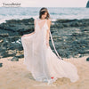 Bohemian Wedding Dresses Sexy V-Neck Beach Bridal Gowns Elegant Vestido De Noivas DW214