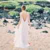 Bohemian Wedding Dresses Sexy V-Neck Beach Bridal Gowns Elegant Vestido De Noivas DW214