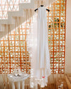 Mermaid HighNeck Wedding Dresses elegant Vintage Bridal Gowns Vestido de noivas ZW0251