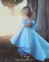 Formal Lolita Flower Girl Dresses Light Blue Ball Gown TBF07