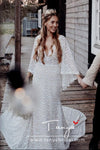 Unique Lace Wedding Dresses Mermaid robe de soriee noivas ZW0247