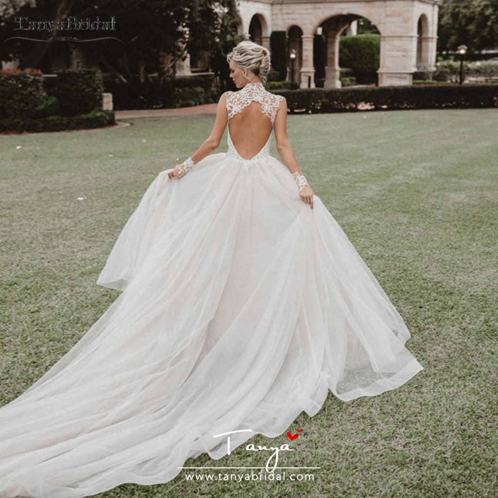 Dazzling Sheath Wedding Dress, Wedding Gown, Wedding Set, Removable Skirt –  Marelli Exclusive