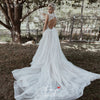 High Neck Lace Wedding Dresses Mermaid Beaded Luxury Bridal Gowns With Detachable Skirt DW206