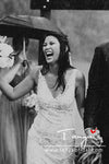 Vintage Simple Lace Wedding Dress Sheath Long Bridal Dress With Sweep Train