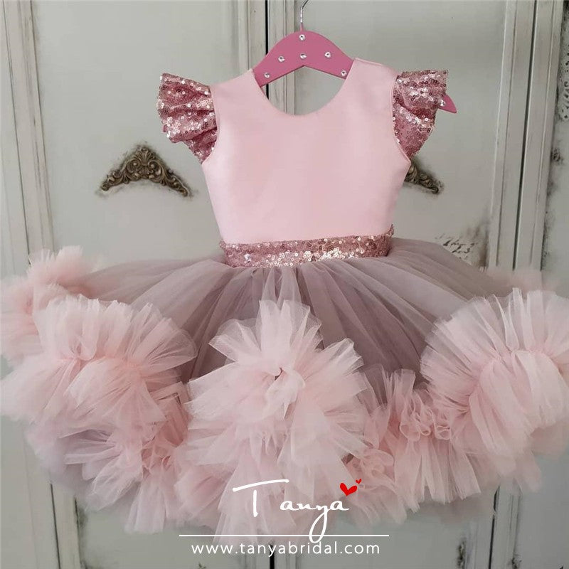 Light Pink New Flower Girl Dresses for Wedding With Applique TBF027 – TANYA BRIDAL Light Pink New Flower Girl Dresses for Wedding With Applique TBF027 – TANYA BRIDAL